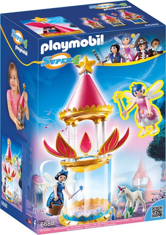 Playmobil Super 4 Muzikale Toren met Twinkle Sterrenglinster 6688