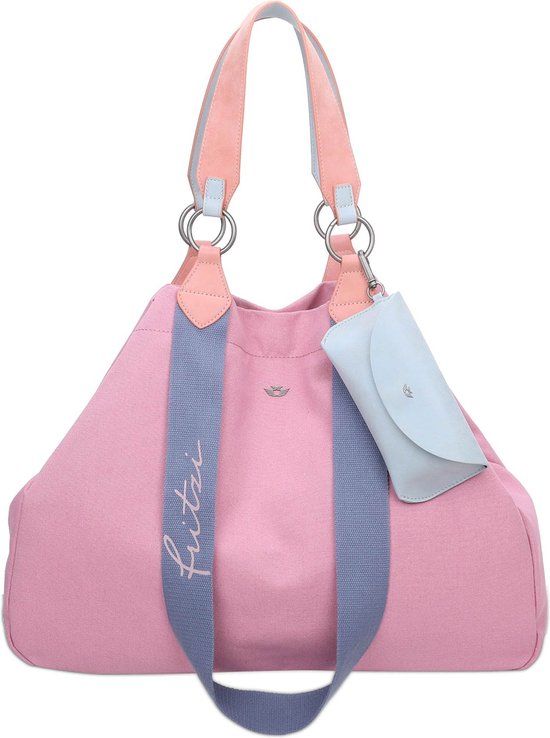 Fritzi aus Preußen Izzy Canvas Shopper Tas - Koraal