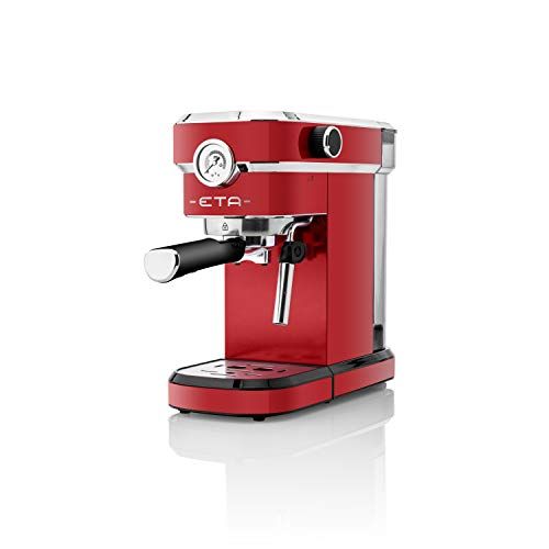 E-T-A STORIO Espressomachine - Retro Design - Rood