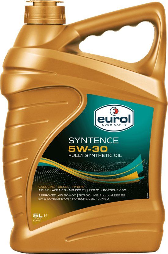 Eurol Syntence 5w-30 Longlife motorolie 5L