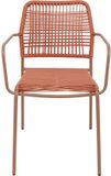 Kare Design Tuinstoel met armleuningen Madagascar rood