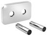 Bruckner Wicher - Afdekrozet voor middenaansluiting 50 mm, chroom 600.315.1