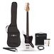 Gear4music Seattle Basgitaar + 15 W Versterkerpakket, Wit
