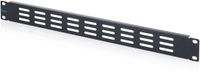 Digitus 19 inch blinde afdekking met ventilatiesleuven – 1 HE – Zwart