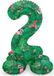 Folat Staande Folieballon Cijfer 2 Jungle Vibe - 41 cm