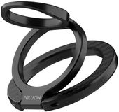 Nillkin FiberSnap Magnetic Ring Stand - Magnetische Ring Houder Standaard - Compatibel met MagSafe - Aramidevezel - Uitklapbare Kickstand - Zwart