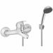 Invena Mitris - Robinet de bain avec ensemble de douche - Chrome