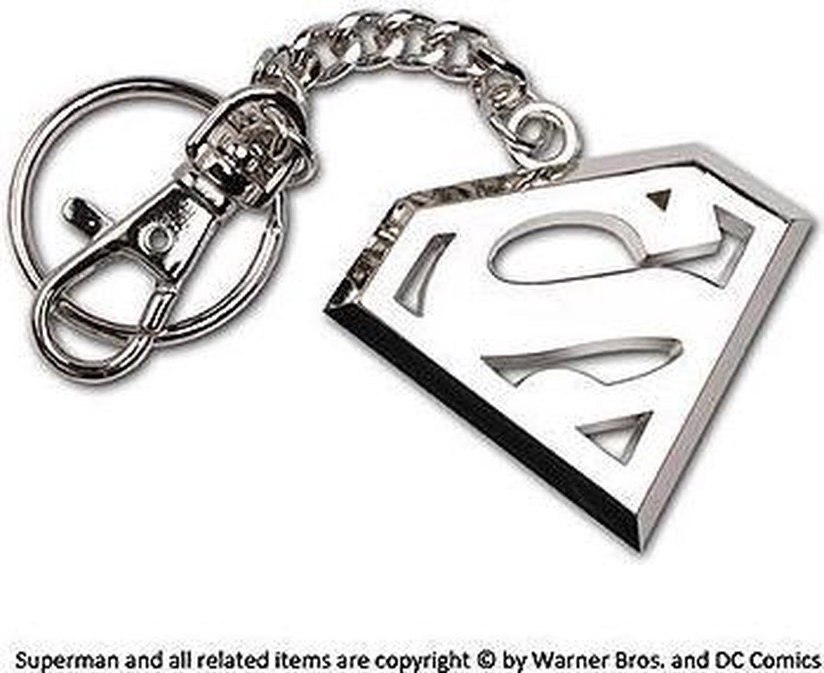 The Noble Collection Porte-cles Logo Superman en acier