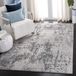 SAFAVIEH Boho Chic Tulum Collectie Laagpolig Tapijt, Ivoor/Houtskool, 91 x 152 cm