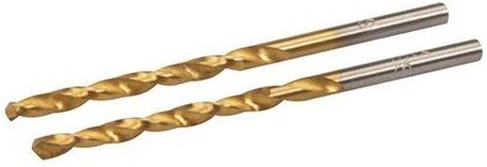 Silverline HSS boor met titanium coating, 2 st