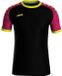 Jako Iconic Shirt Korte Mouw Heren - Zwart / Pink / Fluogeel | Maat: S