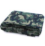 FLOORDIREKT Dekzeil - Beschermhoes - Bootzeil - Tentzeil - Onderzeil voor Camping & Buiten - Waterdicht - Met Ogen -Bouwzeil - Camouflage - 100 g/m²- 3 x 4 m