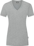 Jako Organic T-Shirt Dames - Lichtgrijs Gemeleerd | Maat: 34