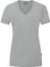 Jako Organic T-Shirt Dames - Lichtgrijs Gemeleerd | Maat: 34