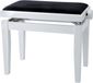 GEWA Yamaha Pianobanken Deluxe Wit mat