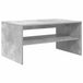 vidaXL Salontafel Beton Grijs 80 x 50 x 40 cm Bewerkt Hout
