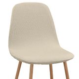 Martina Home Elastische stoelhoes Tunesië, 6-pack, beige