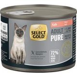 SELECT GOLD Pure Adult Paté kalf 6x200 g
