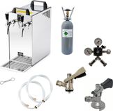 HAJUS AG Complete set - Biertap - Kontakt 40 2-kraans droogkoeler, 50 l/u