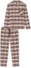 SCHIESSER Pyjama Lang Heren Geruit 100% biologisch katoen Multicolor 2