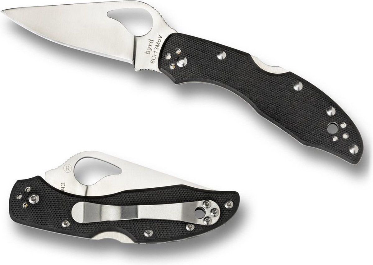 Spyderco Byrd Meadowlark 2 - G10 - 73mm - Zwart