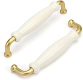 Merkloos / Sans marque SAVAVA 2-pack 128 mm/4" keramische kastgrepen