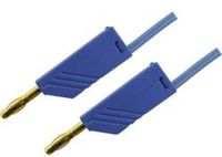 SKS Hirschmann MLN 25/2,5 BL Meetsnoer Banaanstekker 4 mm Banaanstekker 4 mm 25.00 cm Blauw 1 stuk(s)