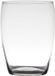 Merkloos Oval Design Bloemenvaas - transparant - glas - 14 x 20 cm
