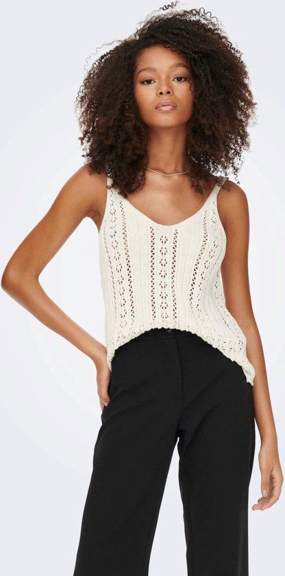 ONLY ONLLYZET SL TOP - Cloud Dancer White - XL - Women