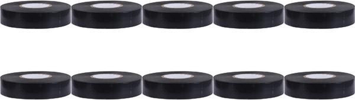 BES LED Isolatietape 10 Pack - Yurga - Zwart - 20mmx20m