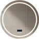Bolt Edge Miroir de salle de bain rond - Avec Bluetooth et éclairage - 80cm - Dimmable
