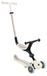 OEM 3-in-1 driewieler, loopfiets en scooter, LED-wielen, in hoogte verstelbaar, wit
