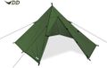 DD Hammocks Tente Pyramide Superlight - Vert - 1 Personne