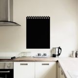 Ambiance Sticker Schoolbordsticker - uitwisbare zelfklevende muurstickers - KAST - 75x55cm