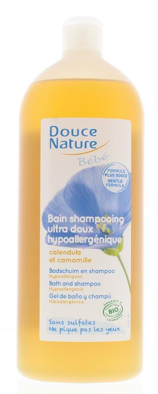 Douce nature Baby badschuim shampoo 1000 ML