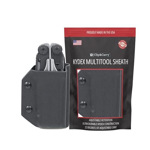 Clip And Carry Kydex Sheath Leatherman Surge - Black
