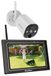 Merkloos Beveiligingscamerasysteem buiten - 7 inch monitor - 2K 3MP - Draadloos - Met 64 GB opslag