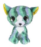 Lumo Stars Cat Clover big plush toy turquoise 24cm