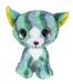 Lumo Stars Cat Clover big plush toy turquoise 24cm