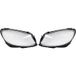 Couvercle de phare, design en polycarbonate transparent, protection durable, paire