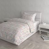 Italian Bed Linen DAFNE Beddengoedset, bedrukt, microvezel, Snakeworld, eenpersoonsbed