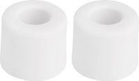 Deltafix Deurbuffer - 2x - deurstopper - wit - rubber - 35 x 30 mm - schroefbevestiging