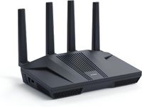 GL.iNet Flint 2 (GL-MT6000) – Wi-Fi 6 AX6000 VPN-router – 2× 2.5 GbE + 4× LAN – WireGuard 900 Mbps – AdGuard Home – Multi-WAN – OpenWrt compatibel