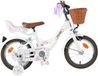 Volare Blossom Kinderfiets - Meisjes - 14 inch - Wit - Twee Handremmen