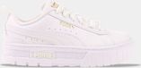 Puma Mayze Lth Ps sneakers wit/goud - Maat 31 - Kinderen