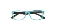 Lunettes El Charro Leesbril Model Nevada Lichtblauw/Zwart, Dioptrie +2.5