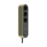 Edgar Power Bar Laiton satiné Bloc multiprise