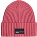 Karl Lagerfeld Jeans Turned Up Beanie damesmuts, Roze, Eén maat