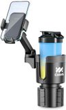 CYEVA Autobekerhouder Mobiele telefoonhouder Multifunctionele 2-in-1 bekerhouder Mobiele telefoonhouder voor auto Universele autohouder Expander 360° draaibaar