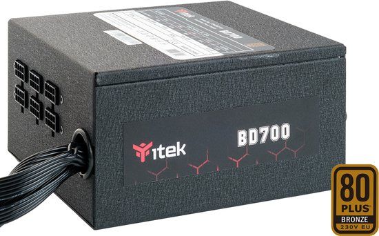 itek BD700 power supply unit 700 W 80 Plus Bronze Zwart